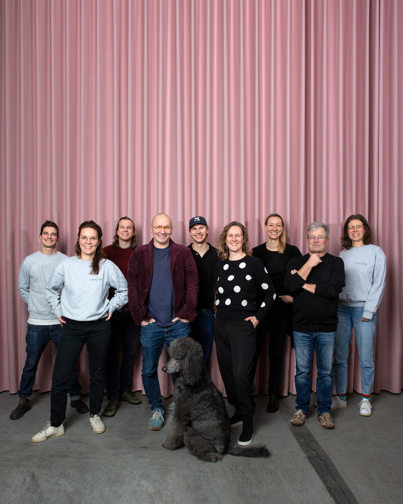 Gruppenfoto des Teams von Walter und Sohn