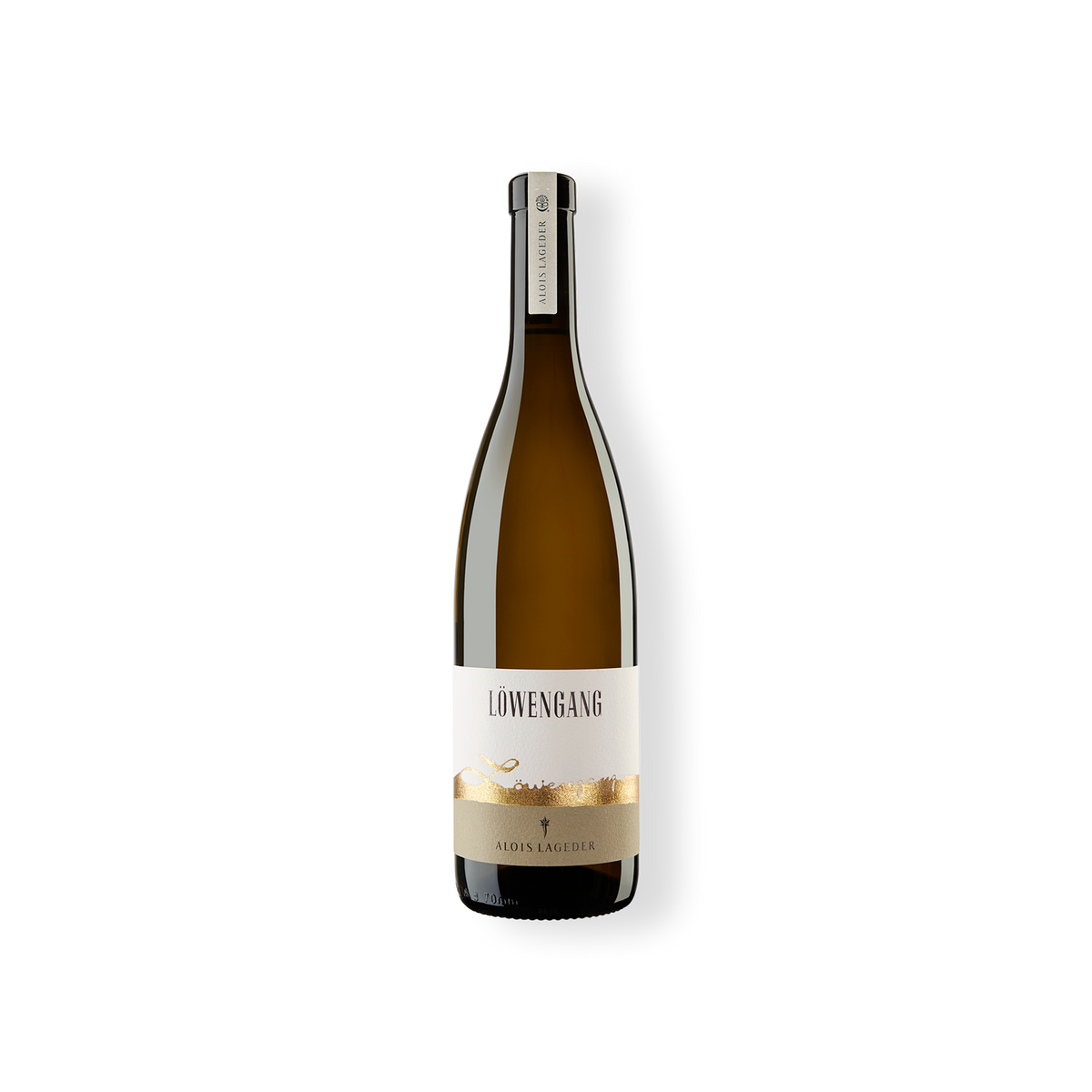 Flasche Weißwein, Löwengang Chardonnay Vignetti delle Dolomiti IGT aus Südtirol vom Weingut Alois Lageder