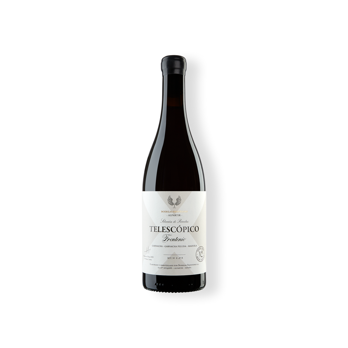 Rotweinflasche vom Weingut Bodegas Frontonio, Telescópico Valdejalón IGP aus der Rebsorte Garnacha Tinta