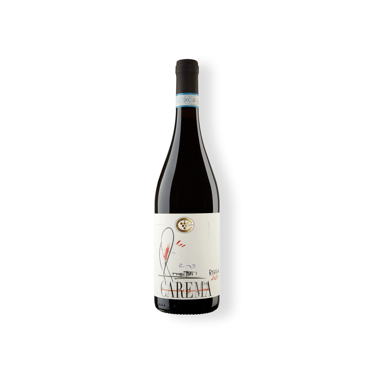 Flasche Rotwein des Produzenten Cantina Produttori Nebbiolo di Carema.