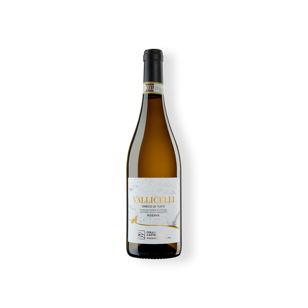 Flasche Weißwein, Greco di Tufo, Vallicelli vom Weingut Colli di Castelfranci