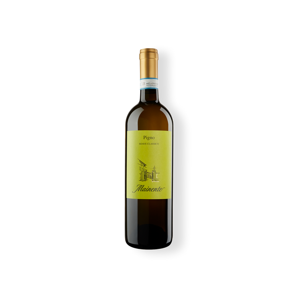 Weinflasche vom Weingut Mainente, Pigno Soave Classico DOC aus den Rebsorten Garganega und Trebbiano di Soave