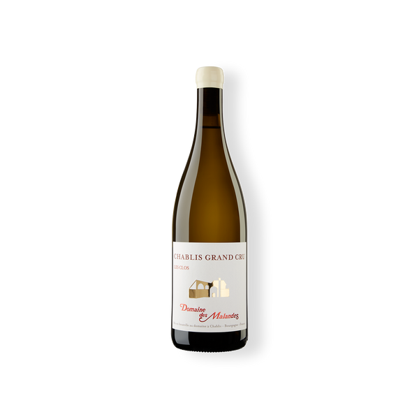 Weinflasche vom Weingut Domaine des Malandes,  Chablis Grand Cru Les Clos
