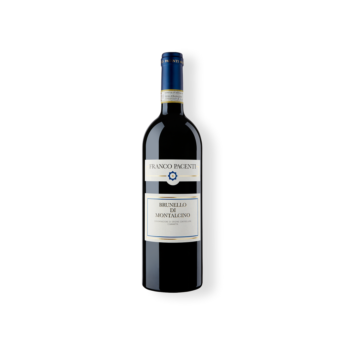 Rotweinflasche vom Weingut Franco Pacenti, Brunello di Montalcino