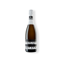 Foto einer Sektflasche der Marke Fritz Müller, Der dicke Fritz Méthode Rurale Schaumwein aus der Rebsorte Müller-Thurgau aus Rheinhessen