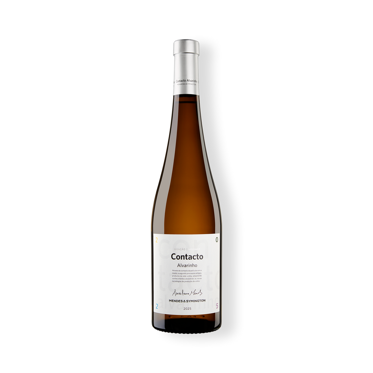 Weinflasche vom Weingut Mendes&Symington, Alvarinho Contacto aus der Region Minho Vinho Verde