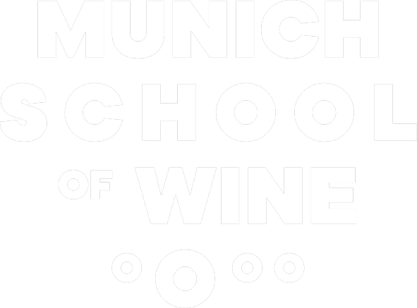 Logo der Munich School of Wine, die vom Inhaber von Walter und Sohn, Guido Walter, gegründet wurde.
