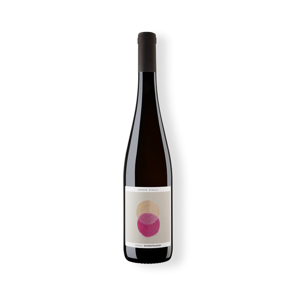 Weinflasche vom Weingut Vins Schaal, Gewurztraminer Alsace moelleux AOP