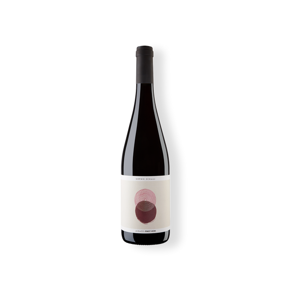Rotweinflasche vom Weingut Vins Schaal, Pinot Noir Alsace sec AOP, Sophie Schaal