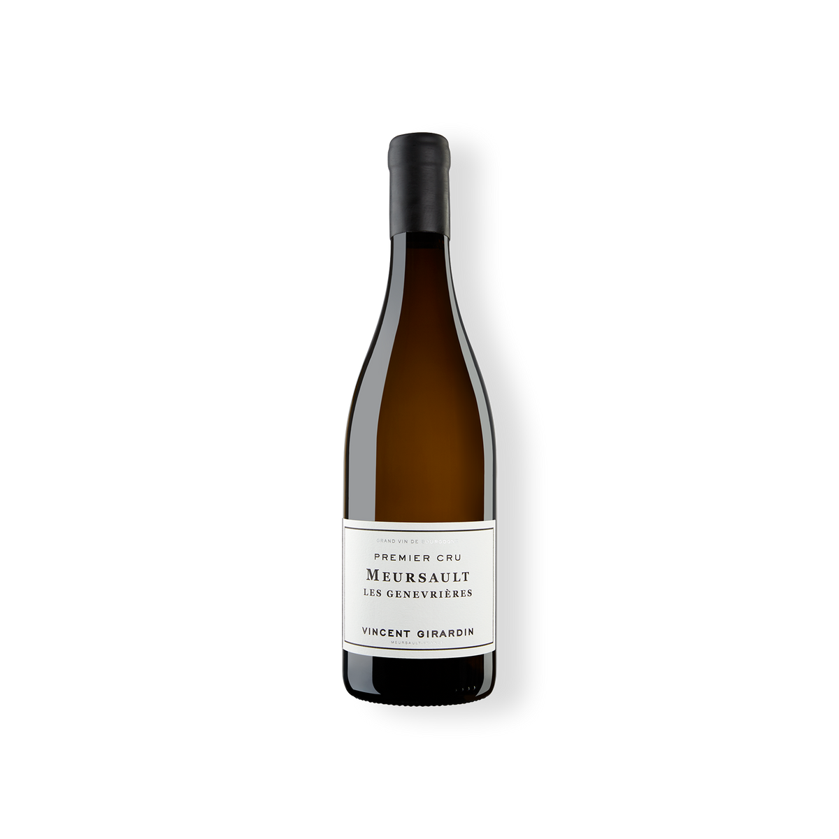 Flasche Weißwein Meursault Les Genevrières vom Weingut Vincent Girardin.
