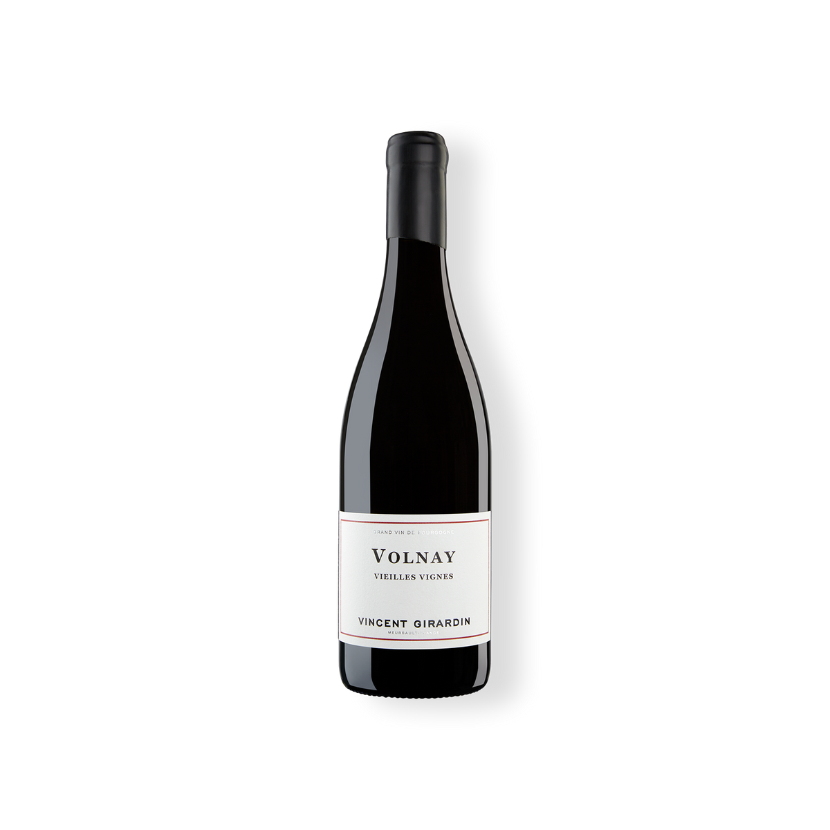 Rotweinflasche vom Weingut Vincent Girardin, Volnay Vieilles Vignes.