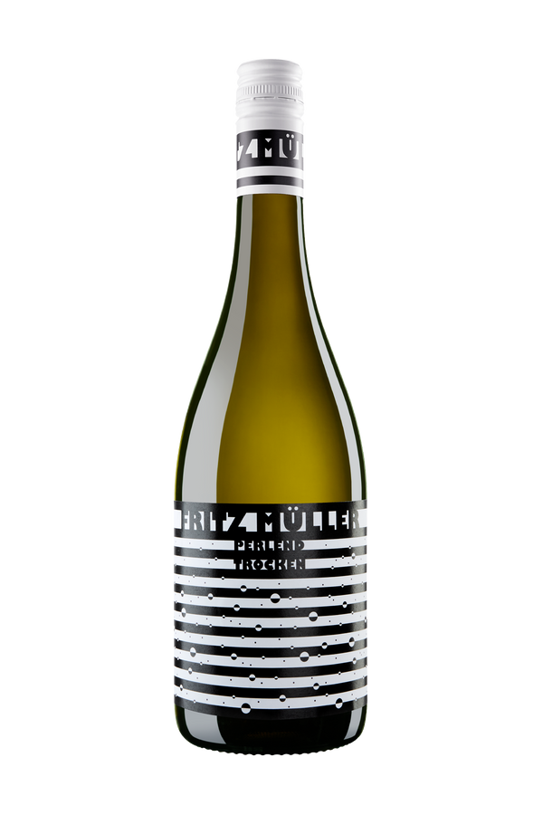 Weinflasche des Produzenten Fritz Müller aus Rheinhessen, FRITZ MÜLLER Perlend Trocken 